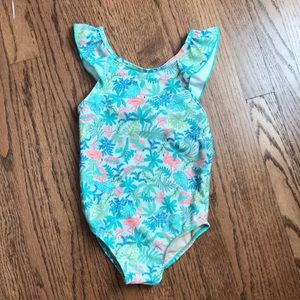 EGG New York ruffle one piece bathing suit